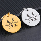 Couple Keychain Name Initials Key Chain Personalized Gift