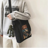 Canvas Messenger Bag Large Capacity Crossbody Shoulder Bag