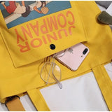 Canvas Messenger Bag Large Capacity Crossbody Shoulder Bag