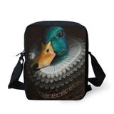 Court Style Animal Pattern Teenager Kids Messenger Bag Women Shoulder Bag
