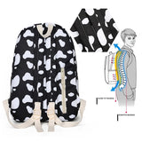 Cow Animal Prints Backpack Girls Shoulder School Book Bags
