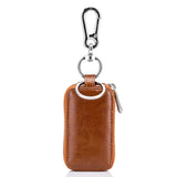 Cow Leather Keychain Key Organizer Ladies Car Key Holder Bag