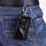 Cow Leather Men Car Key Case Women Keychain Housekeepers Wallets