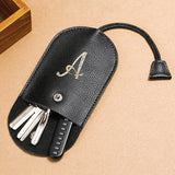 Cow Leather Key Bag Organizer Pouch Cover Key Case Keychain Wallet