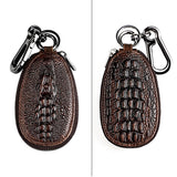 Genuine Leather Key Holder Keychain Car Key Case Pouch