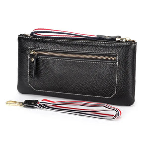 Cow Leather Small Flap Bag Women Crossbody Messenger Clutch Phone Purse