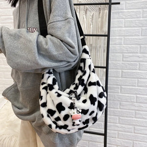 Cow Print Women Tote Handbag Large Shoulder Bag