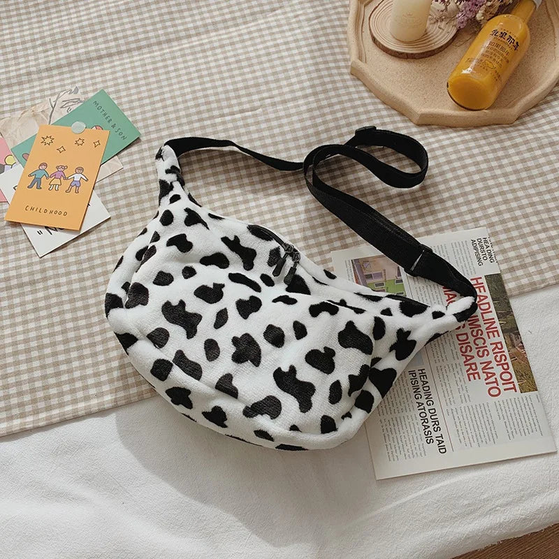 Cow Print Women Tote Handbag Large Shoulder Bag