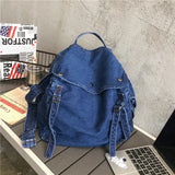 Cowboy Canvas Shoulder Bag Harajuku Work Bag