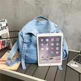Cowboy Canvas Shoulder Bag Harajuku Work Bag