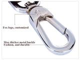 Women Men Cowhide Leather Zipper key Purse Bag Car Key Wallets Multifunction