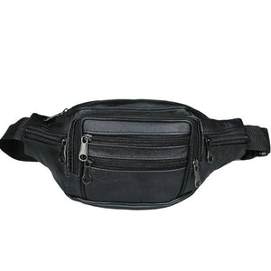 Cowhide Bag Waist Pack Fanny Pack Cell Phone Belt Pouch Shoulder Chest Pack