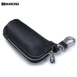 Cowhide Key Bag Leather Multifunctional Wallet Lipstick Bag Coin Purse