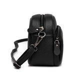 High Capacity Cowhide Leather Women Messenger Bag