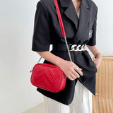 Cowhide Messenger Bags Small square bag Leather Women Handbags Women Bags