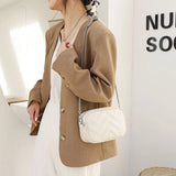 Cowhide Messenger Bags Small square bag Leather Women Handbags Women Bags