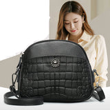 Cowhide Women Shoulder Bag Korean-style Crossbody Messenger Handbag