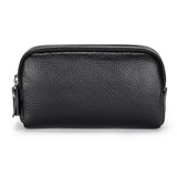 Cowhide Women's Handbag Three layer Zipper Wrist Bag Long Wallet