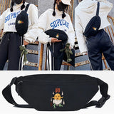 Egg Print Waist Pack Chest Bag Travel Fanny Pack Mobile Phone Wallet