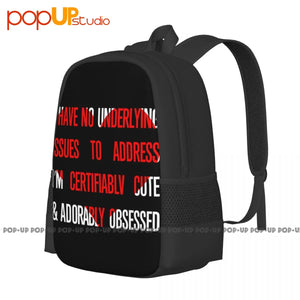 Crazy Ex-Girlfriend-I M Just A Girl In-I Have No Backpack Large Capacity