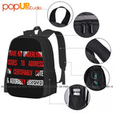 Crazy Ex-Girlfriend-I M Just A Girl In-I Have No Backpack Large Capacity