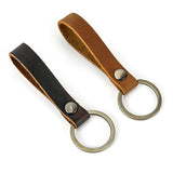 Crazy Horse Key Holder For Men Keychain Leather Keyring