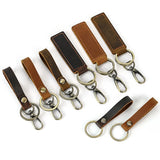 Crazy Horse Key Holder For Men Keychain Leather Keyring
