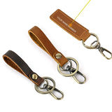 Crazy Horse Key Holder For Men Keychain Leather Keyring