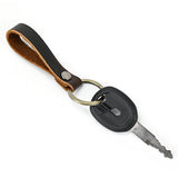 Crazy Horse Key Holder For Men Keychain Leather Keyring