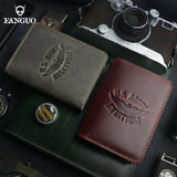 Crazy Horse Leather Driver Holder Car Auto Documents Driving Wallet