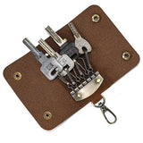 Vintage Leather Key Wallet for Men Women