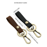 Crazy Horse Leather Keychain Key Holder Housekeeper