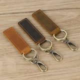 Crazy Horse Leather Keyrings Bulk Men Women Key Chains