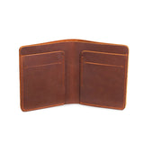 Crazy Horse Leather Men Wallets Top Cow Leather Minimalist Wallet