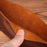Crazy Horse Leather Men Wallets Top Cow Leather Minimalist Wallet
