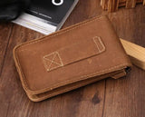 Crazy Horse Leather Waist Pack for Mobile Phone TW1615