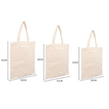 Creamy White/Natural Canvas Shopper Bag Large-capacity