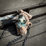 3D Injured Bear Plush Bag Women Crossbody Messenger Chain Purses Handbags