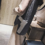 Gun Shape Crossbody Bag Funny Chain Women Shoulder Purse