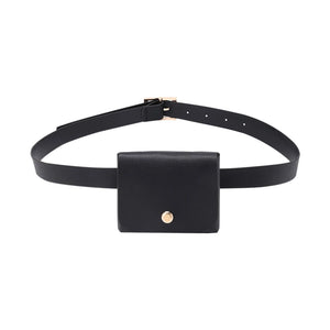 Animal Pattern Waist Belt Bag Vintage PU Leather Mini Money Purse