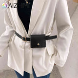 Animal Pattern Women Waist Belt Bag PU Leather Mini Money Purse Chest Pack
