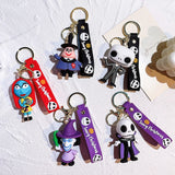Nightmare Before Christmas Keyring Couple Bag Keychain Pendant Kid Gift