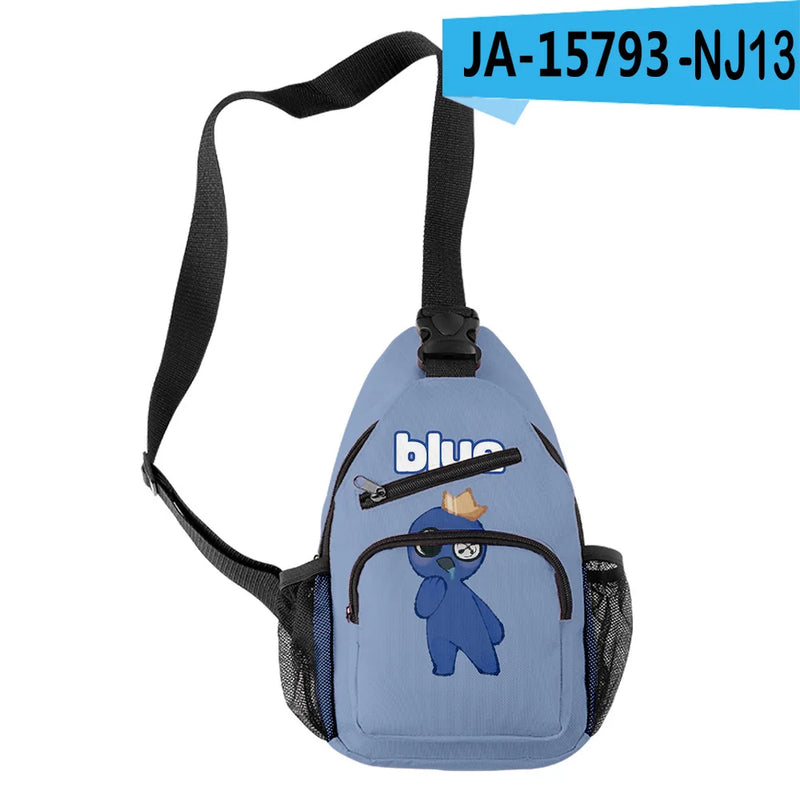 Anime Colour Crossbody Chest Bag Waterproof Sports Travel Bag