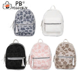 Flower Nylon Travel Backpack for Student School
