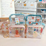 Transparent Girls Coin Purse PVC Zipper Change Purse Women Mini Lipstick Wallet