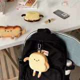Bread Toast Women Cartoon Plush Shoulder Bag Crossbody Small Phone&Purse Bag