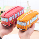 Animal Bus Pencil Case Canvas Stationery Box Student Stationery