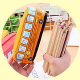 Animal Bus Pencil Case Canvas Stationery Box Student Stationery