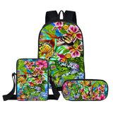 Creative Butterfly School Backpack with Pencil Bag