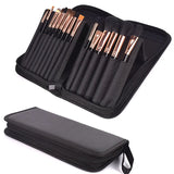 Canvas Foldable Makeup Brushes Bag Travel Cosmetic Beauty Pouch